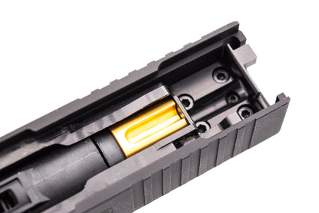 Nova CNC Aluminum 17 MOS Slide Kit for Tokyo Marui TM G Model 17 Gen4 GBB Series ( Black )