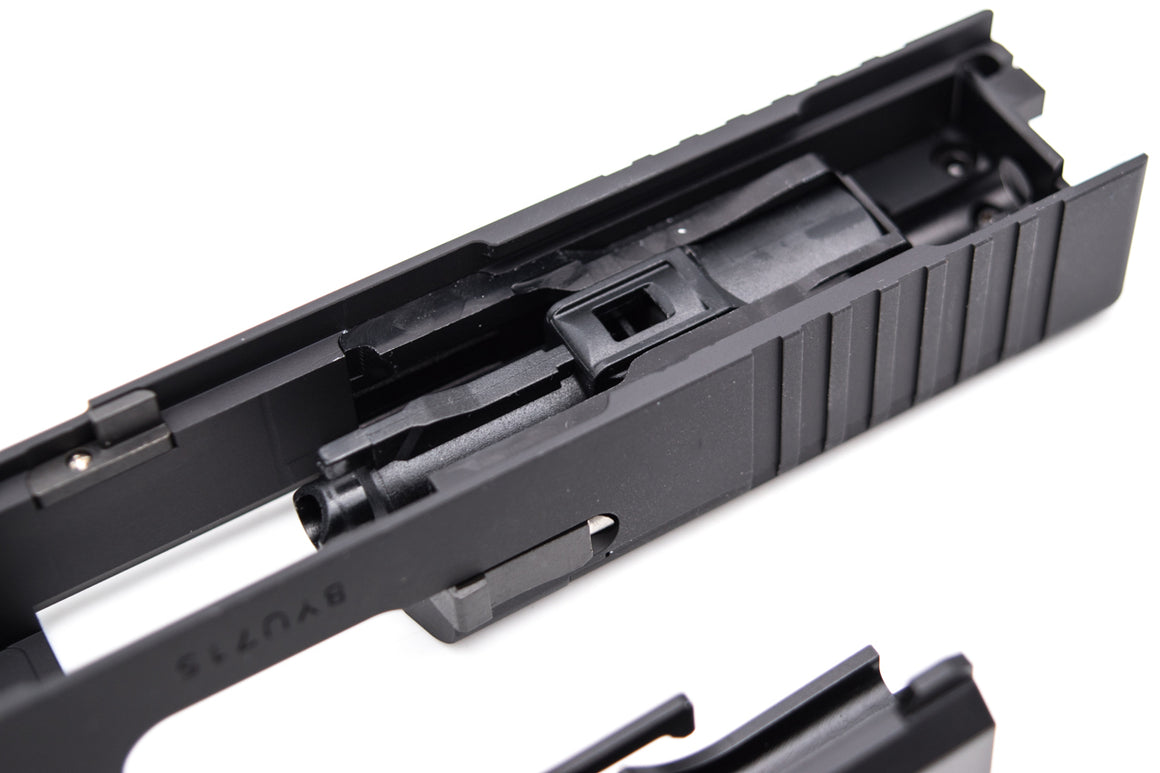 Nova CNC Aluminum 19 MOS Slide Kit for Tokyo Marui TM G Model 19 Gen3 GBB Series ( Black )