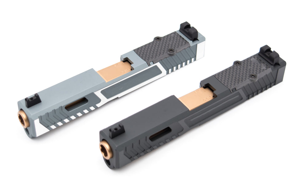 Nova T Style G Model RMR Cut Slide Kit w/ BBU for Marui TM G19 Gen3 GBBP Series ( CNC Aluminum Limited Edition )-Black