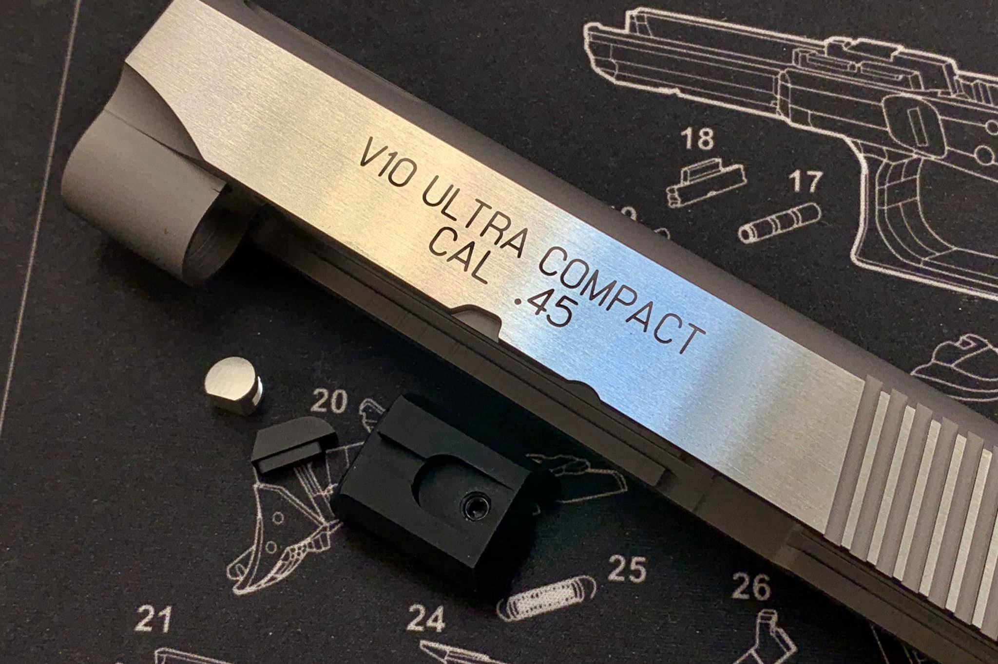 Nova CNC Aluminum SFA V10 Slide For Tokyo Marui V10 Airsoft GBB Series