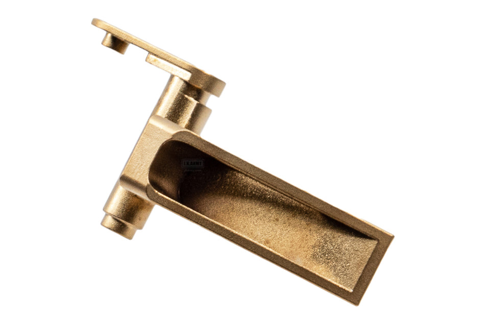 NOVA CNC Steel Trigger ( Flat Skeletonized Type ) For SIG AIR / VFC P320 M17 / M18 Airsoft GBB Series ( Gold )