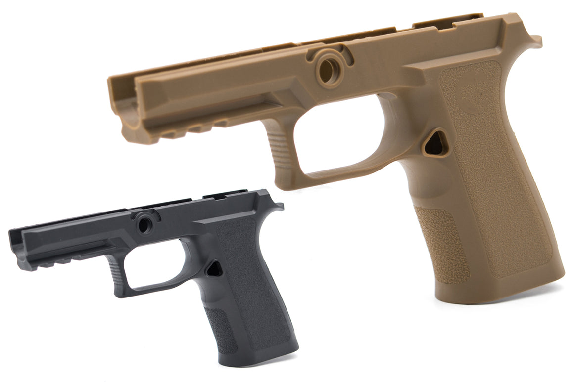 Nova P320 X-Series Custom Polymer Frame Grip for SIG / VFC P320 M17 M18 GBBP Series ( Carry size )-Black