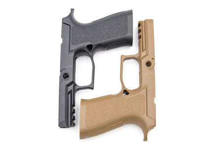 Nova P320 X-Series Custom Polymer Frame Grip for SIG / VFC P320 M17 M18 GBBP Series ( Carry size )-Black