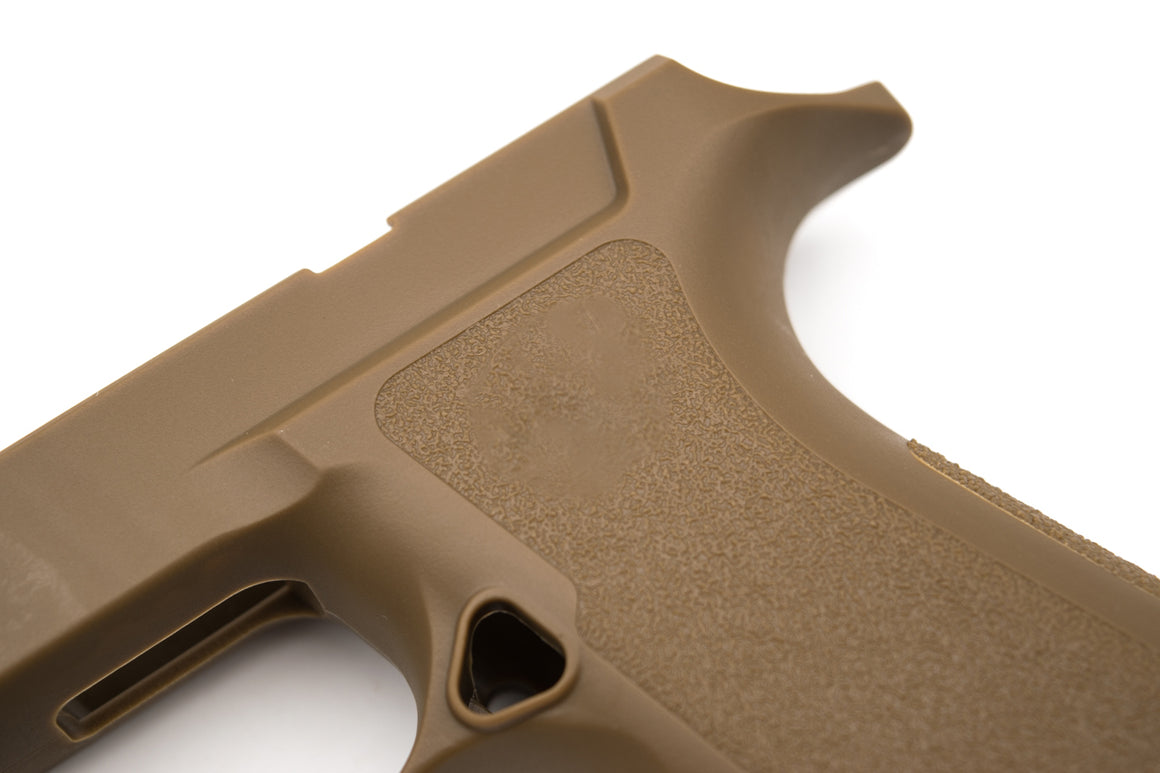 Nova P320 X-Series Custom Polymer Frame Grip for SIG / VFC P320 M17 M18 GBBP Series ( Carry size )-Black