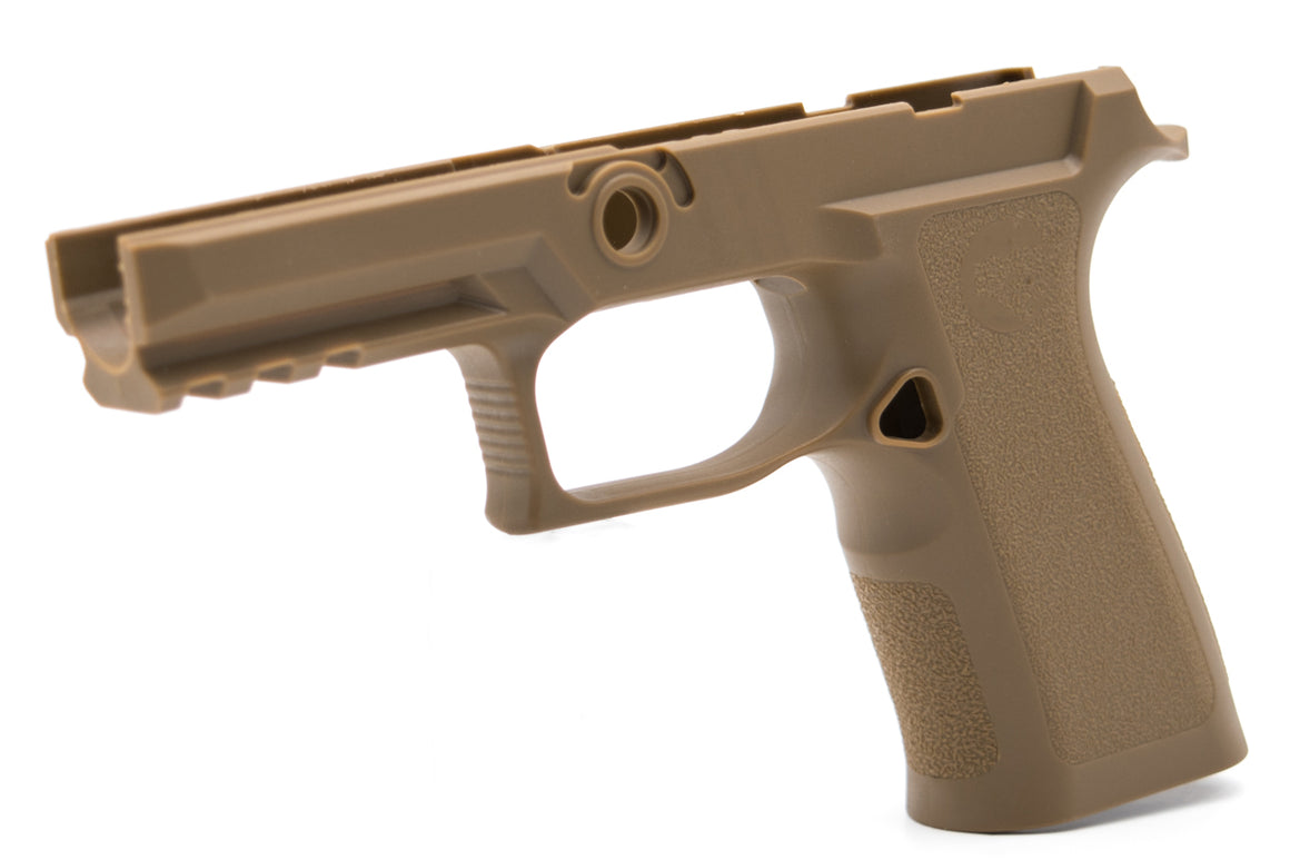 Nova P320 X-Series Custom Polymer Frame Grip for SIG / VFC P320 M17 M18 GBBP Series ( Carry size )-Black