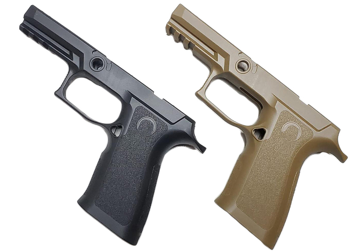 Nova P320 X-Series Custom Polymer Frame Grip for SIG / VFC P320 M17 M18 GBBP Series ( Carry size )-Black