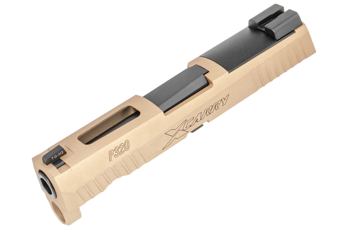 Nova CNC Aluminum P320 X-Carry M18 Slide Set for SIG AIR / VFC M17 / M18 GBB Series-Black