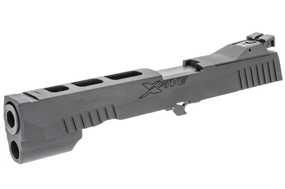 Nova P320 XFIVE Aluminum Slide Set for SIG AIR / VFC P320 M17 M18 GBBP Series ( Black / Tan / Silver )-Tan