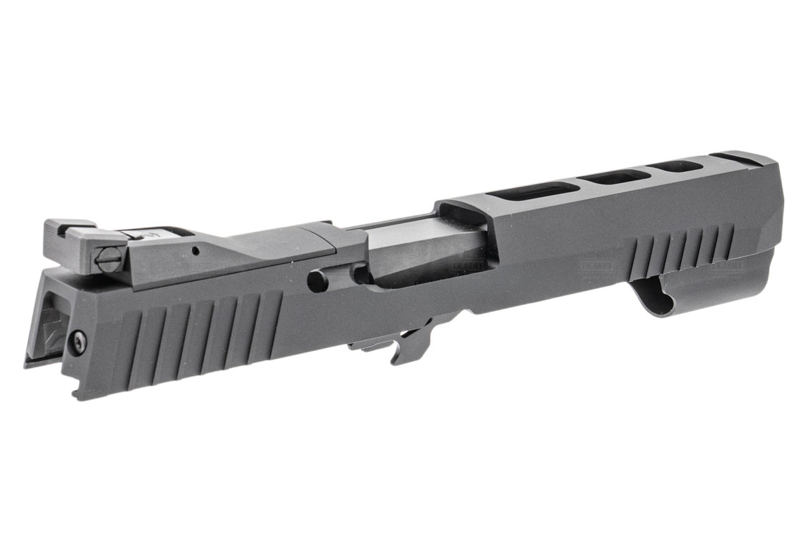 Nova P320 XFIVE Aluminum Slide Set for SIG AIR / VFC P320 M17 M18 GBBP Series ( Black / Tan / Silver )-Tan