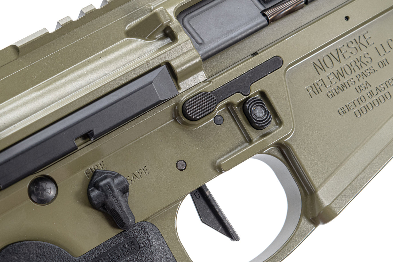 EMG Noveske Licensed 7.94” Gen 4 Ghetto Blaster Receiver Kit for Tokyo Marui TM M4 MWS GBB Series ( by DYTAC ) ( Cerakote Noveske Tiger Eye Brown )