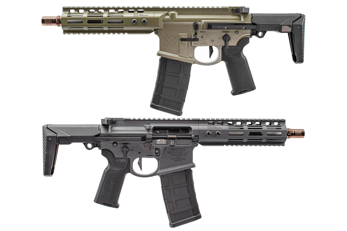 EMG Noveske Licensed 7.94” Gen 4 Ghetto Blaster Complete Build MWS GBBR Airsoft ( by DYTAC ) ( JKTG Custom Made ) ( Limited Edition ) Noveske Tiger Eye Brown