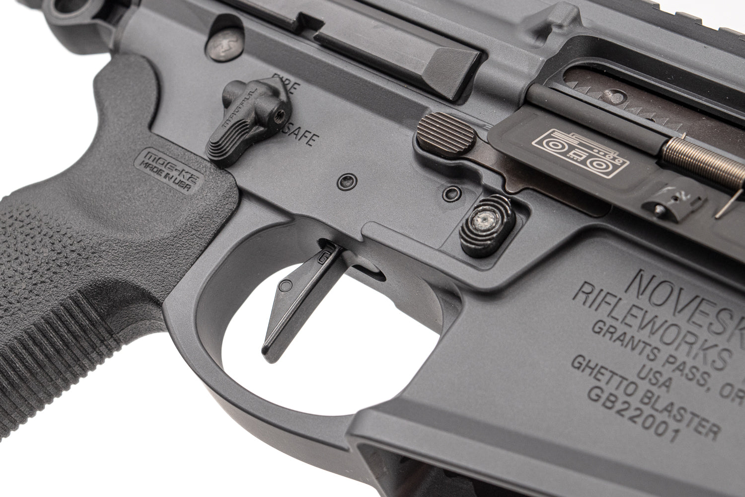 EMG Noveske Licensed 7.94” Gen 4 Ghetto Blaster Complete Build MWS GBBR Airsoft ( by DYTAC ) ( JKTG Custom Made ) ( Limited Edition ) Noveske Tiger Eye Brown