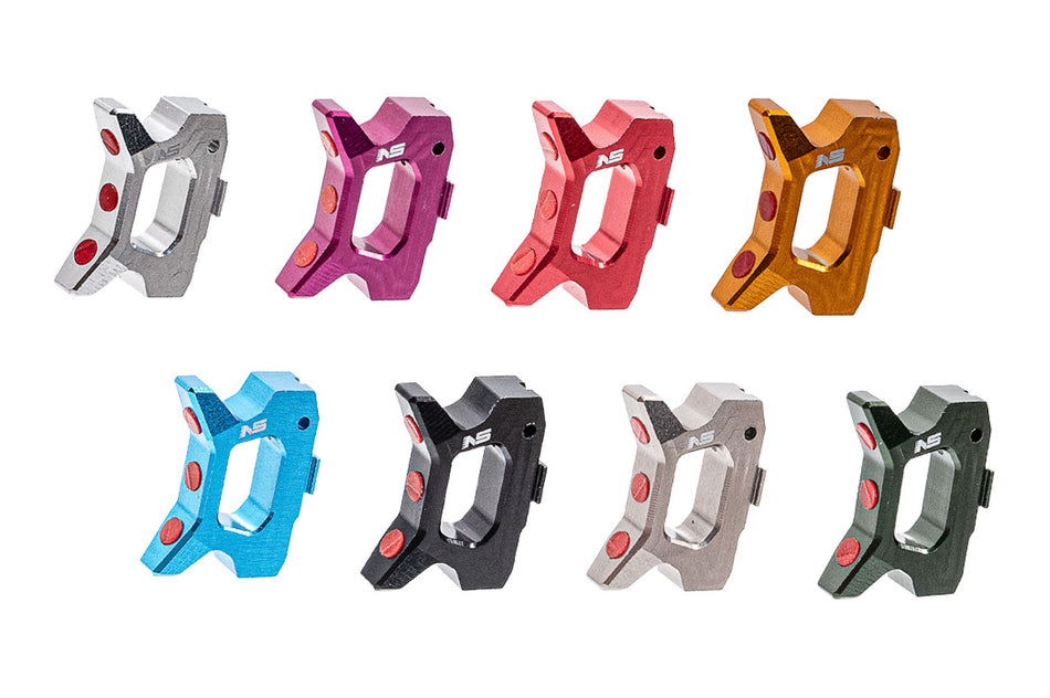 NexxSpeed CNC Aluminum Style A Speed Trigger For Tokyo Marui TM Hi-Capa 4.3 / 5.1 / Gold Match GBBP-Green