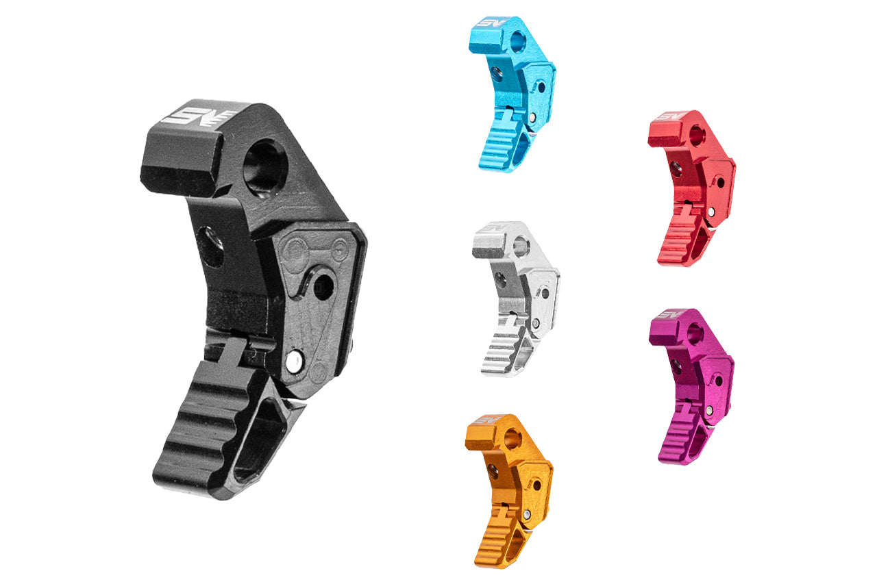 Nexxspeed CNC Aluminum Adjustable Trigger ( Style S ) For Action Army AAP01 GBBP / Marui TM G17 Gen3 / 4 GBBP Series -Purple