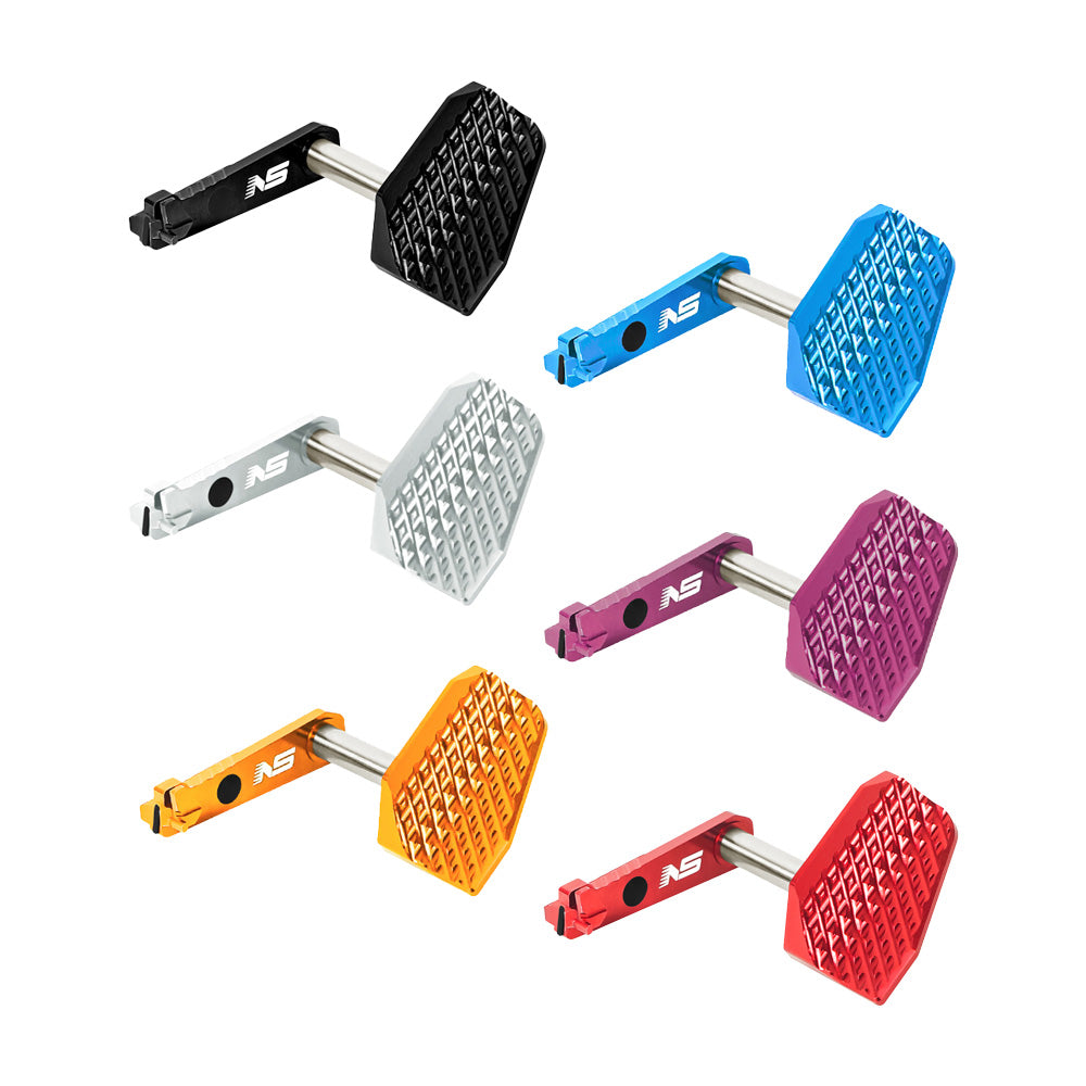 NexxSpeed CNC Aluminum Slide Stop with Right Side Thumb Rest For Marui TM Hi-Capa 4.3 / 5.1 / Gold Match GBBP Series-Red