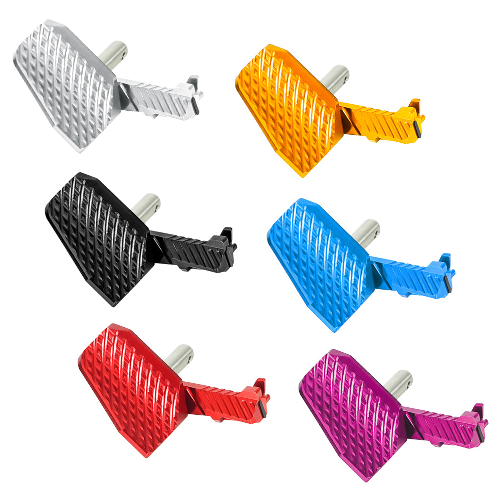 NexxSpeed CNC Aluminum Slide Stop with Thumb Rest For Marui TM Hi-Capa 4.3 / 5.1 / Gold Match GBBP Series-Blue