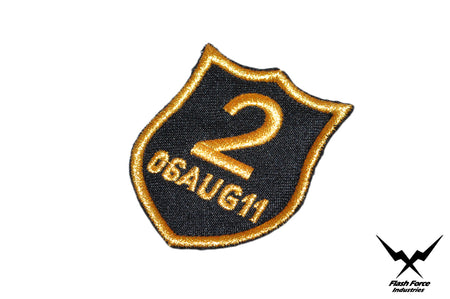 NSWDG EX17 Memorial No.2 06 AUG 11 Patch ( Gold Black ) ( Free Shipping )