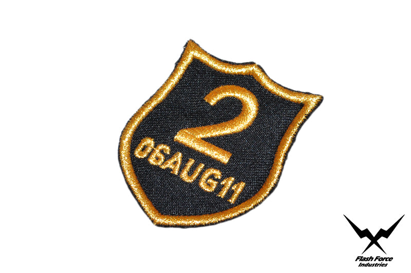 NSWDG EX17 Memorial No.2 06 AUG 11 Patch ( Gold Black ) ( Free Shipping )