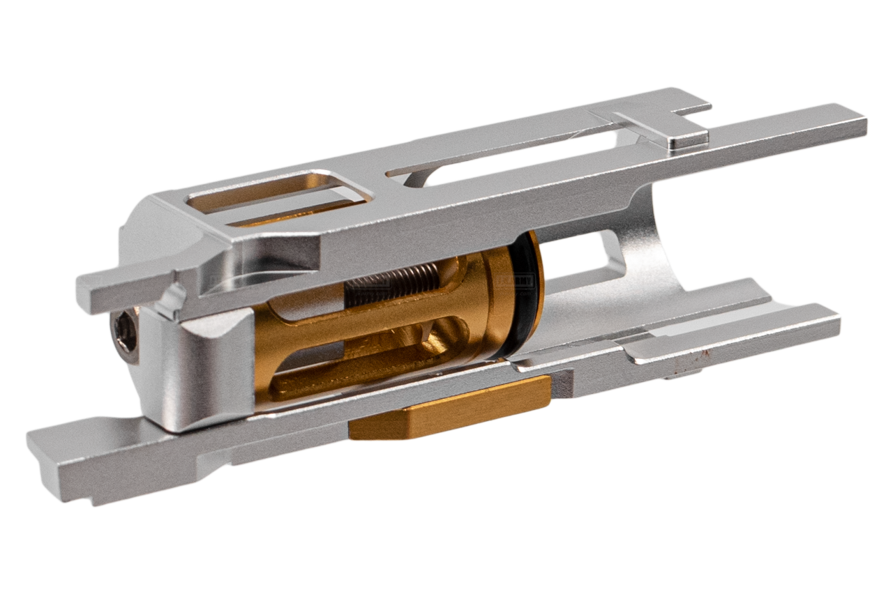 NOVA CNC Aluminum Adjustable Blowback Housing BBU For Marui Hi-Capa / MEU / 1911 GBB Series ( Black / Silver )-Silver