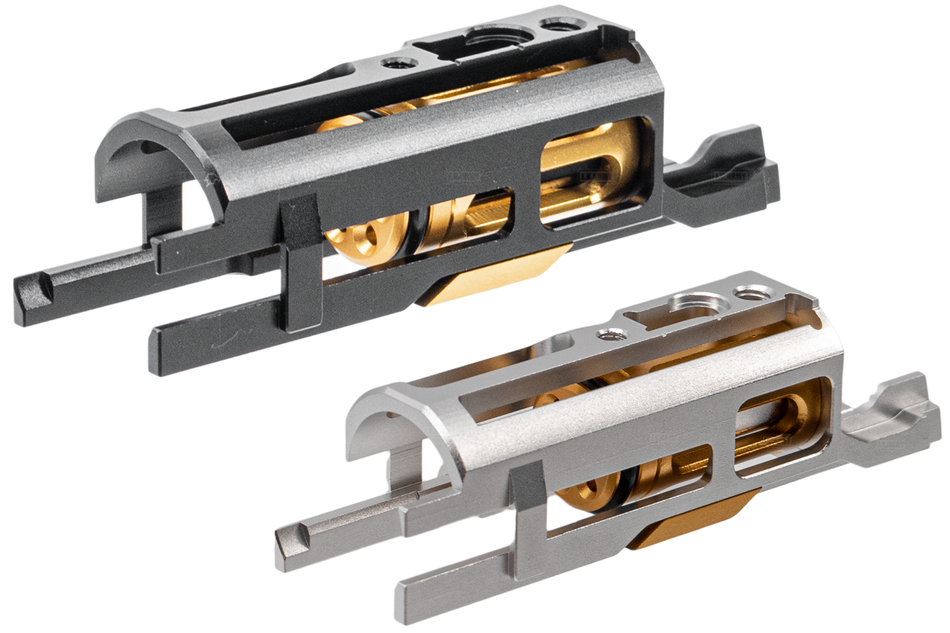 NOVA CNC Aluminum Adjustable Blowback Housing BBU For Marui Hi-Capa / MEU / 1911 GBB Series ( Black / Silver )-Silver