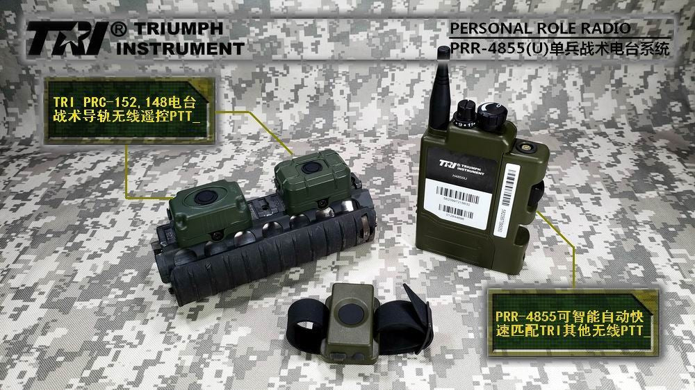 TRI 4855U Type L Personal Tactical Radio Walkie Talkie ( OD ) ( Lemo Connector )