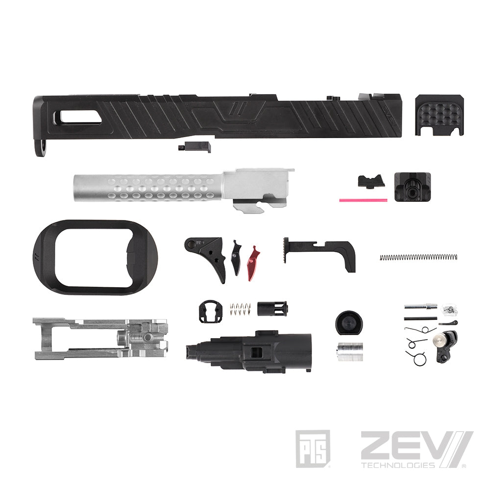 PTS ZEV Omen Slide Kit – TM Model 17 ( RMR / Leupold DP-PRO Cut ) (  ZV026490307 / ZV028490307 )-RMR