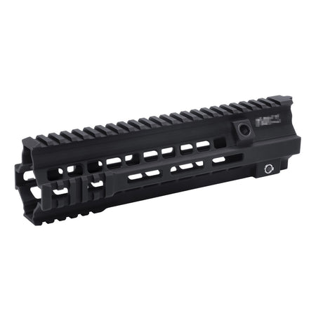 OMG G Style SMR HK416 MK15 10.5 Inch M-LOK Handguard Rail for Airsoft Only ( Barrel Nut for AEG / MWS / PTW Spec. ) ( Black / DE )-Dark Earth ( DE )