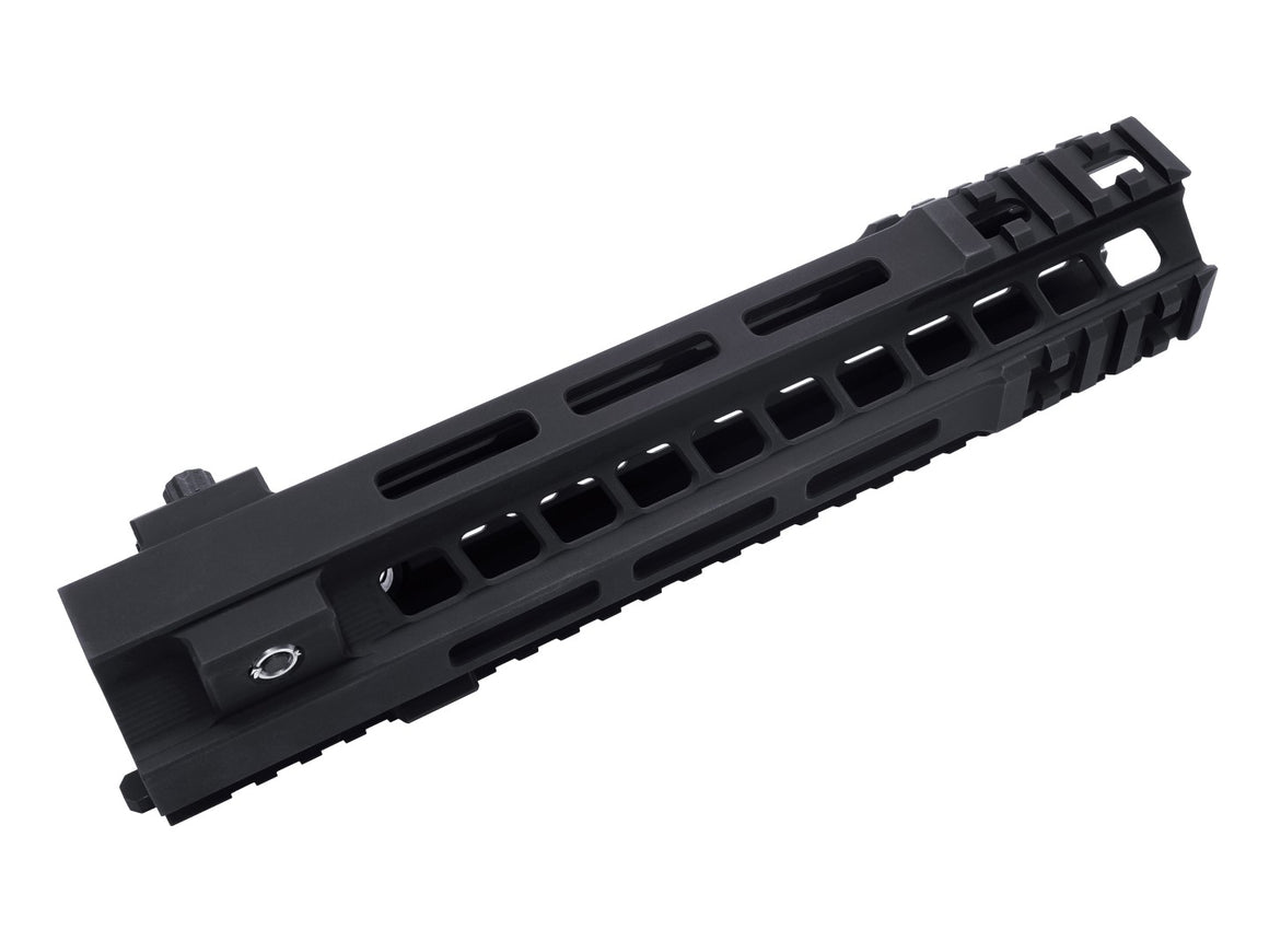 OMG G Style SMR HK416 MK15 10.5 Inch M-LOK Handguard Rail for Airsoft Only ( Barrel Nut for AEG / MWS / PTW Spec. ) ( Black / DE )-Dark Earth ( DE )