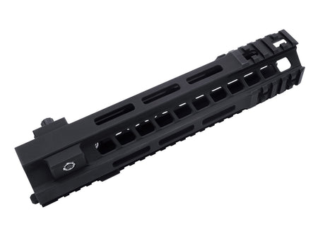 OMG G Style SMR HK416 MK15 10.5 Inch M-LOK Handguard Rail for Airsoft Only ( Barrel Nut for AEG / MWS / PTW Spec. ) ( Black / DE )-Dark Earth ( DE )