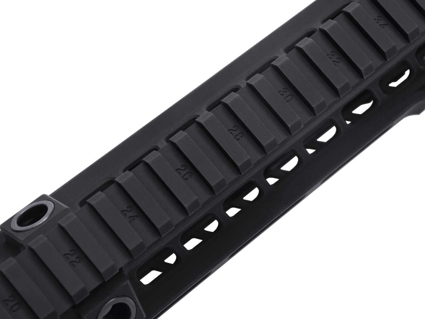 OMG G Style SMR HK416 MK15 10.5 Inch M-LOK Handguard Rail for Airsoft Only ( Barrel Nut for AEG / MWS / PTW Spec. ) ( Black / DE )-Dark Earth ( DE )