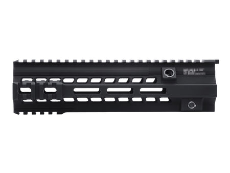 OMG G Style SMR HK416 MK15 10.5 Inch M-LOK Handguard Rail for Airsoft Only ( Barrel Nut for AEG / MWS / PTW Spec. ) ( Black / DE )-Dark Earth ( DE )