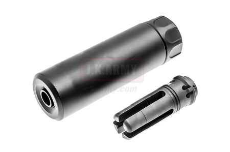 OMG SOCOM Mini 1 Dummy Barrel Extension w/ 4P Flash Hider ( BK ) ( 14mm CCW )