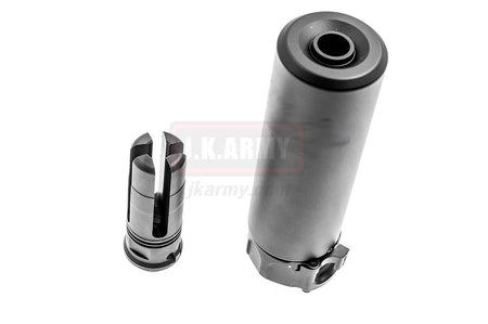 OMG SOCOM Mini 1 Dummy Barrel Extension w/ 4P Flash Hider ( BK ) ( 14mm CCW )