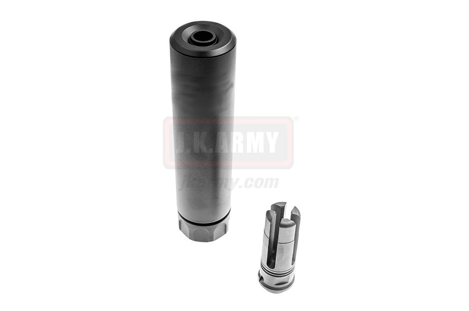 OMG SOCOM RC 1 Dummy Barrel Extension w/ 4P Flash Hider ( BK ) ( 14mm CCW )