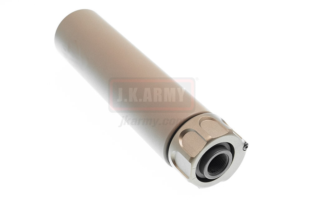 OMG SOCOM RC 1 Dummy Barrel Extension w/ 4P Flash Hider ( DE ) ( 14mm CCW )