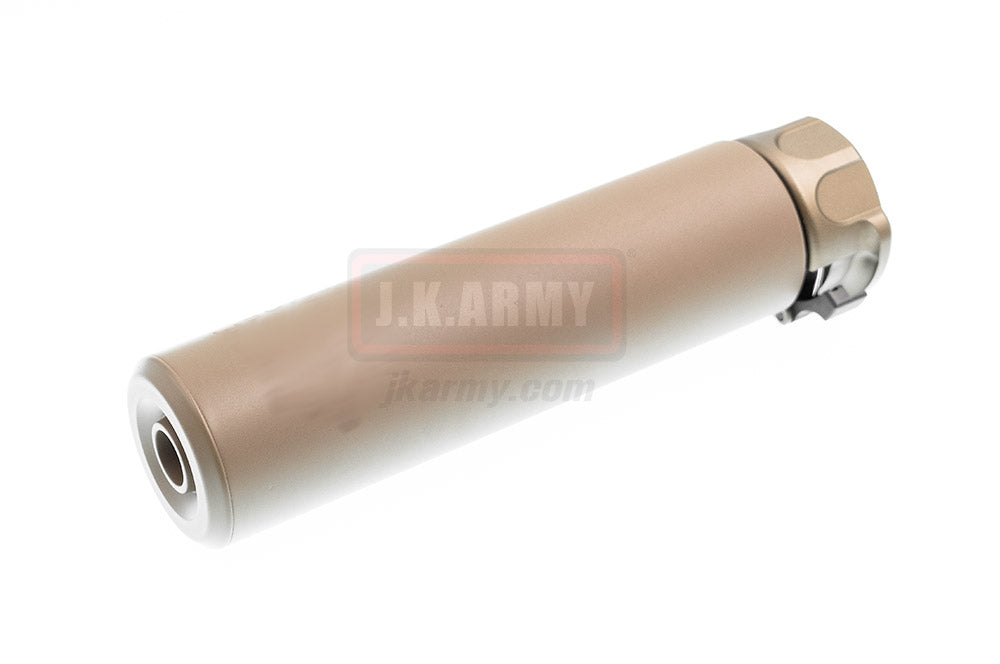 OMG SOCOM RC 1 Dummy Barrel Extension w/ 4P Flash Hider ( DE ) ( 14mm CCW )