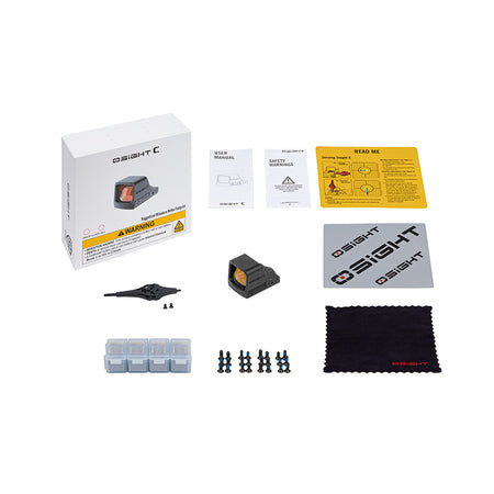 OLIGHT Osight C Open Reflex Red Dot Sight ( 2 MOA Dot w/ 32 MOA Circle )