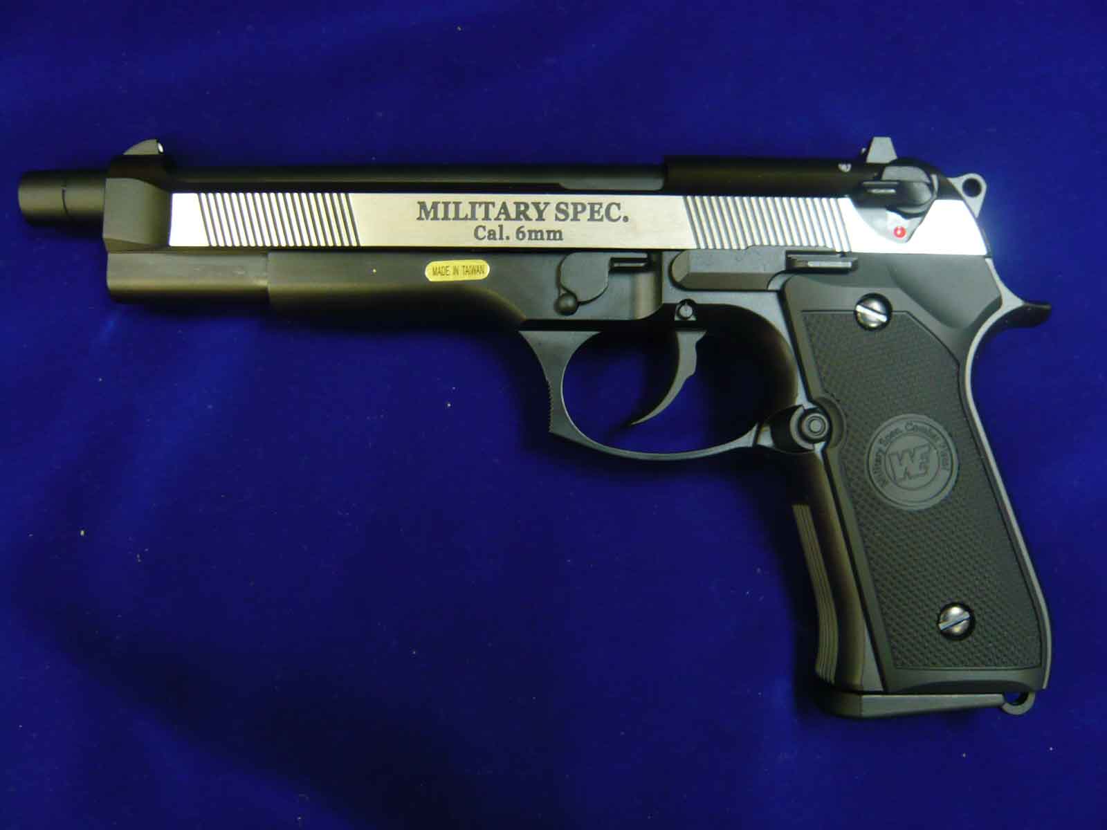 WE M92F Long Barrel Full Metal GBB Pistol (2Tone / Brown / Black)