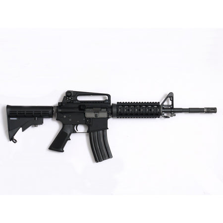 WE M4 RIS Gas Blow Back Open Chamber Rifle GBB Rifle ( Black )