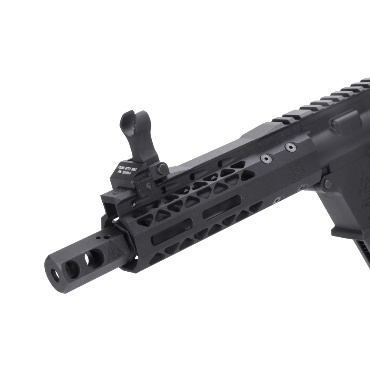 King Arms TWS Black Rain Ordnance 9mm SBR GBB Airsoft ( Black )
