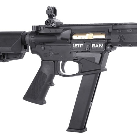 King Arms TWS Black Rain Ordnance 9mm SBR GBB Airsoft ( Black )