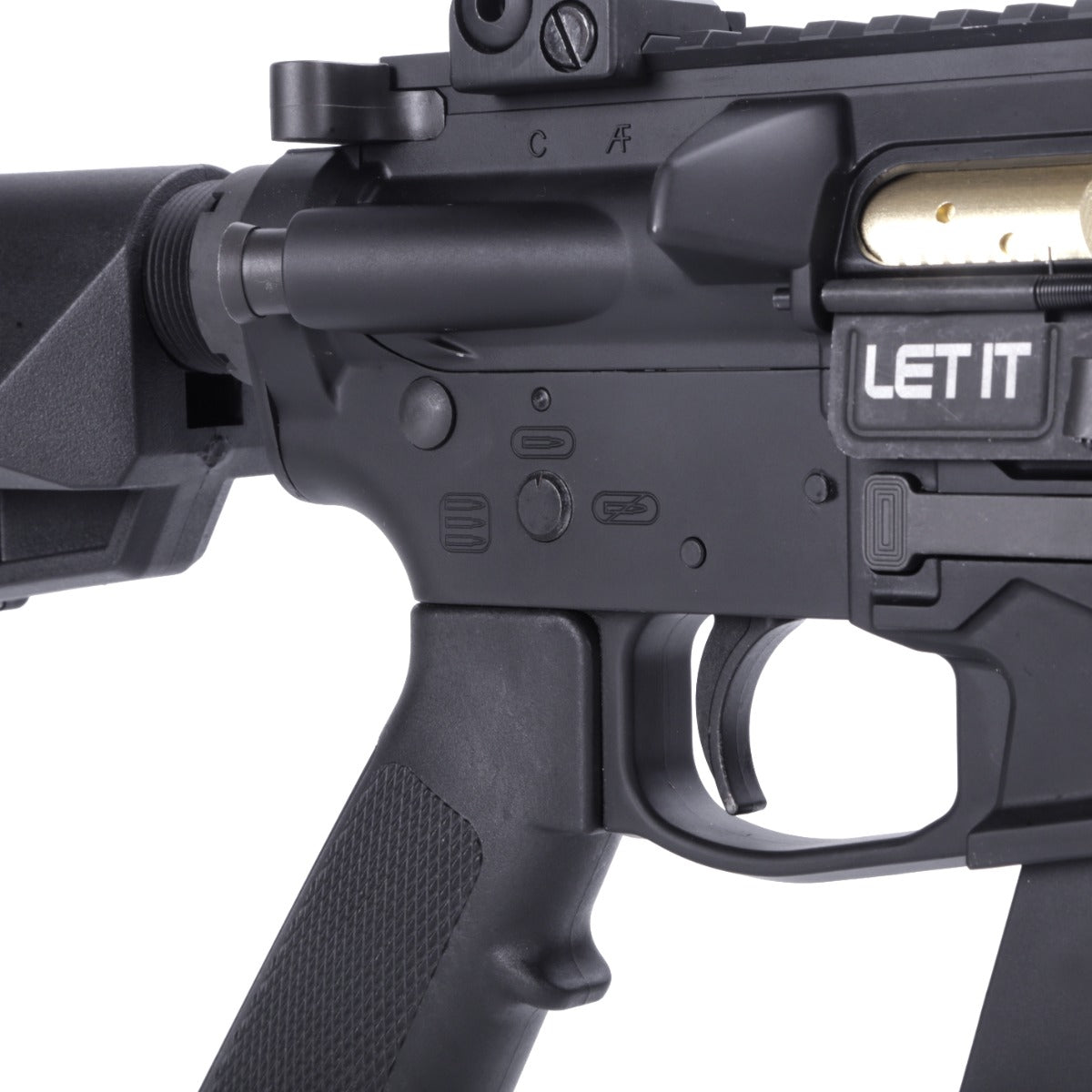 King Arms TWS Black Rain Ordnance 9mm SBR GBB Airsoft ( Black )