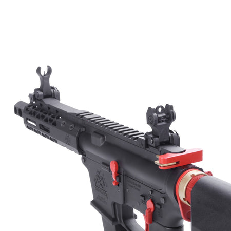 King Arms TWS Black Rain Ordnance 9mm SBR GBB Airsoft ( Black & Red )