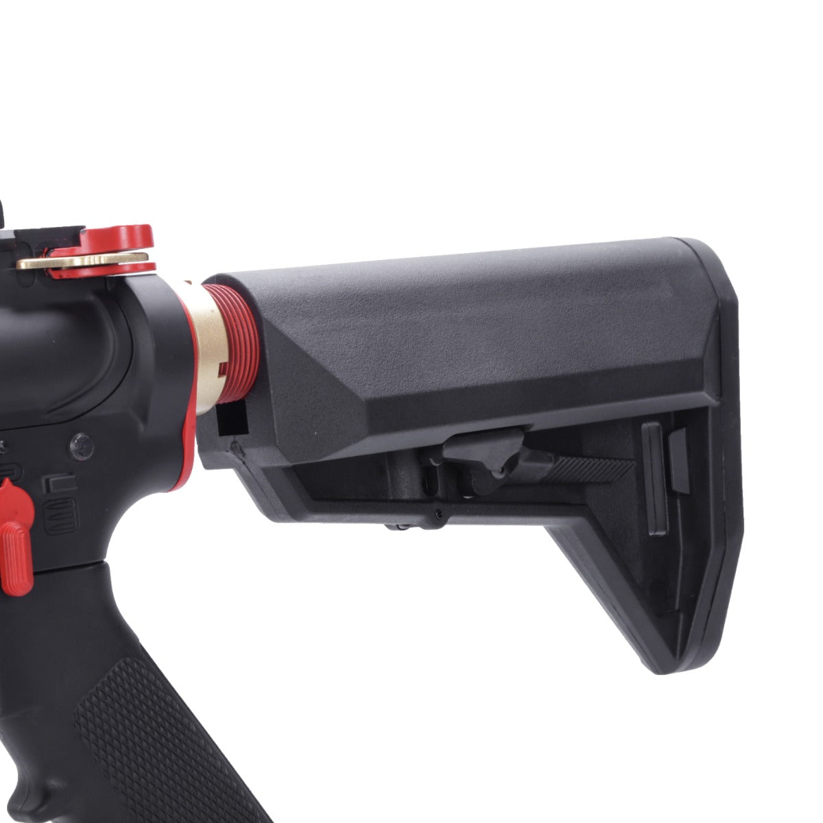 King Arms TWS Black Rain Ordnance 9mm SBR GBB Airsoft ( Black & Red )