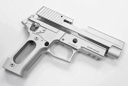 Guarder Aluminum Slide & Frame For Marui TM P226 Rail ( Silver / Late Ver. Marking) - 2022 New Version