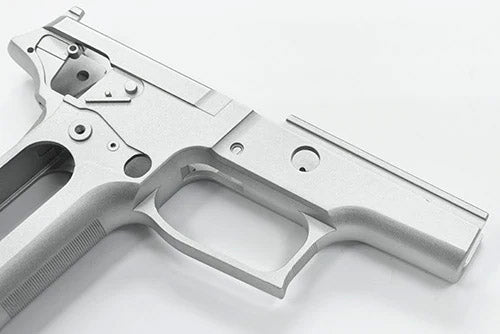 Guarder Aluminum Slide & Frame For Marui TM P226 Navy ( Silver / MK24 Marking ) - 2022 New Version