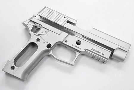 Guarder Aluminum Slide & Frame For Marui TM P226 E2 ( Silver / MK24 Marking ) - 2022 New Version