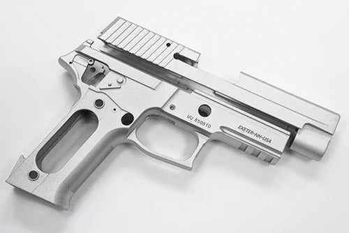 Guarder Aluminum Slide & Frame For Marui TM P226 E2 ( Silver / MK24 Marking ) - 2022 New Version