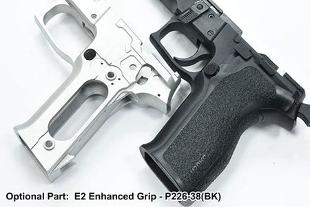 Guarder Aluminum Slide & Frame For Marui TM P226 E2 ( Silver / MK24 Marking ) - 2022 New Version