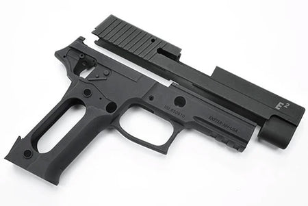 Guarder Aluminum Slide & Frame For Marui TM P226 E2 ( Black / MK24 Marking ) - 2022 New Version